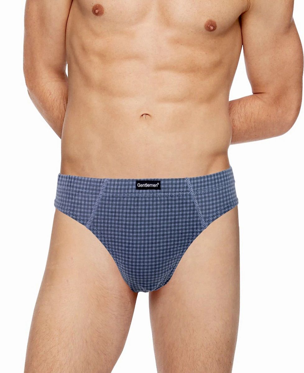 Набор из 2 мужских трусов-слипов в мелкую клетку 2