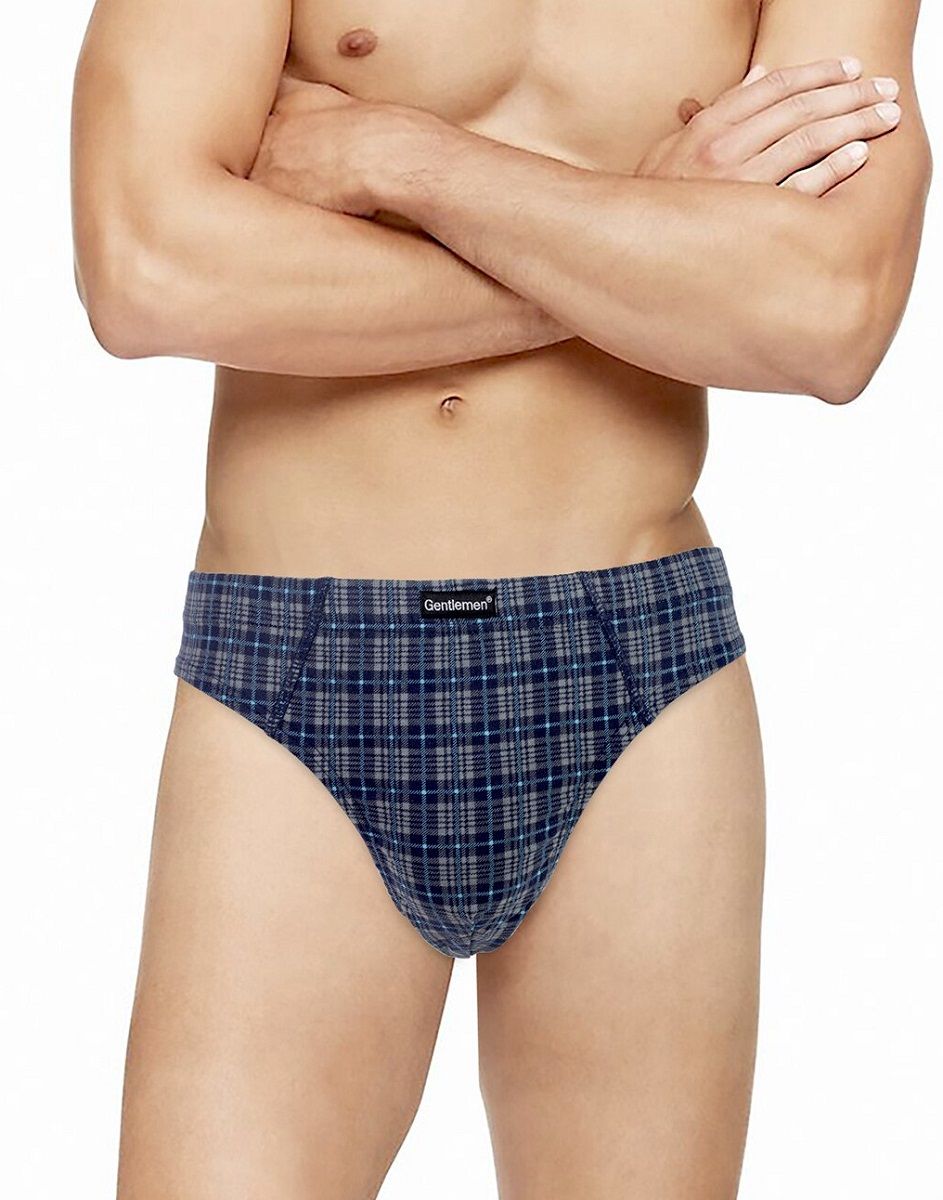 Комплект из 2 трусов-слипов в клетку 2