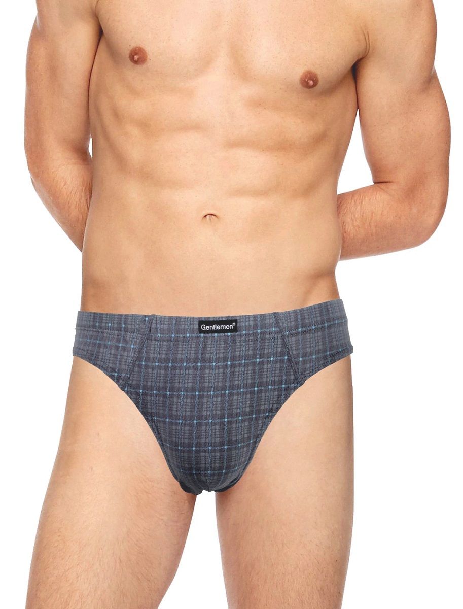 Комплект из 2 трусов-слипов в клетку 3