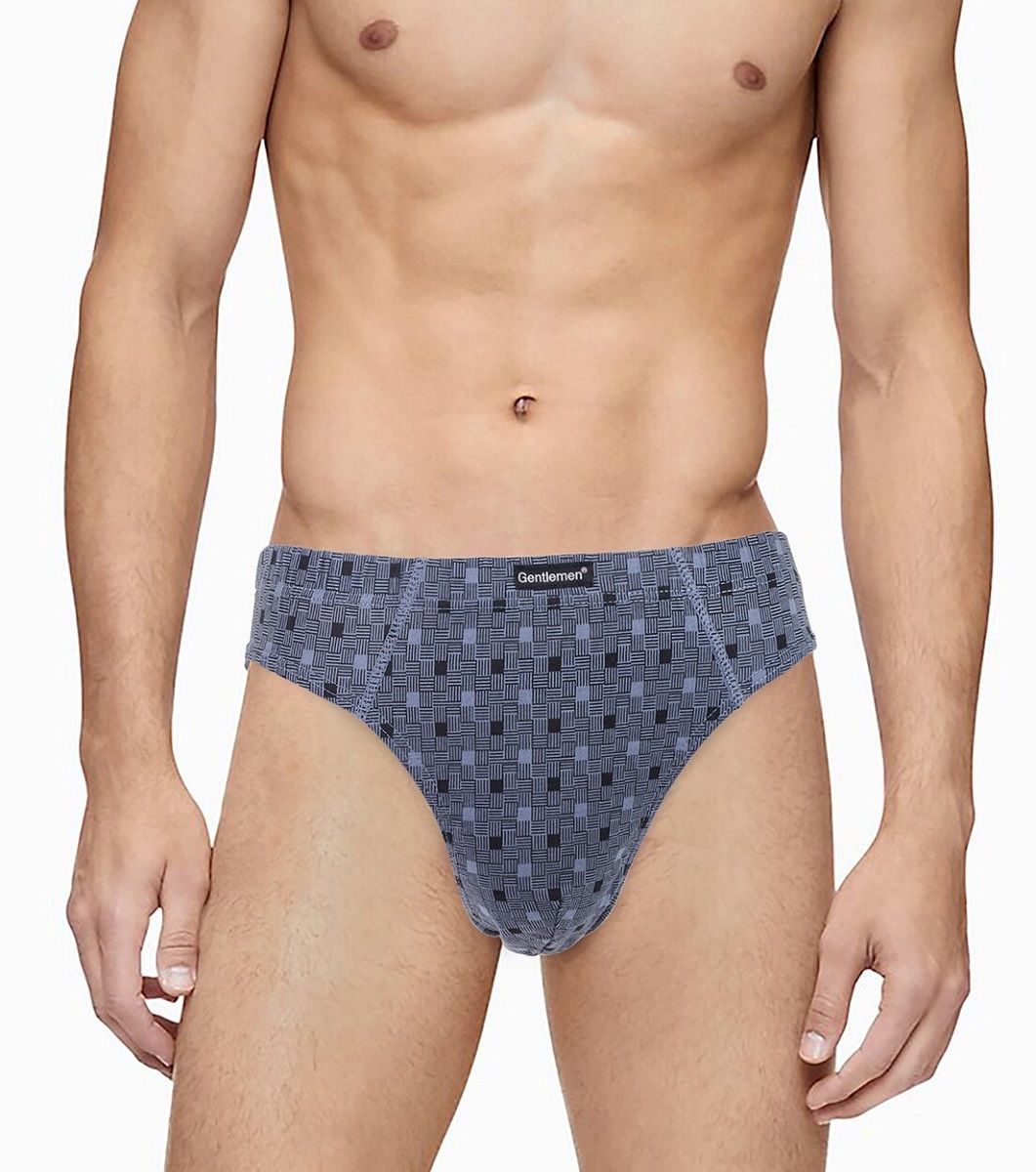 Комплект из двух трусов-слипов в клеточку 3