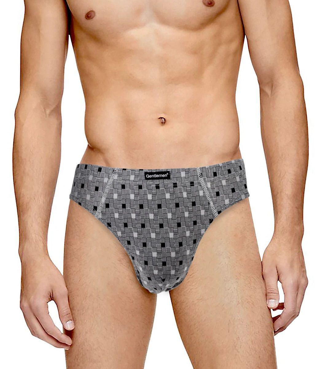 Комплект из двух трусов-слипов в клеточку 2