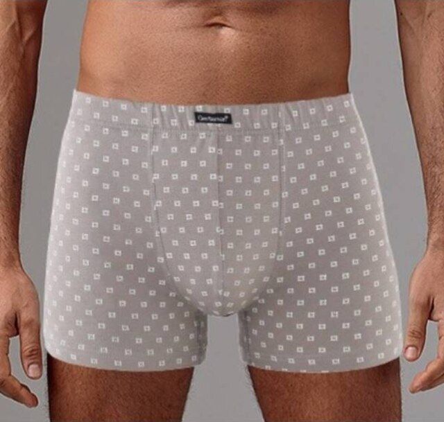 Мужские трусы-боксеры с геометрическим узором 2