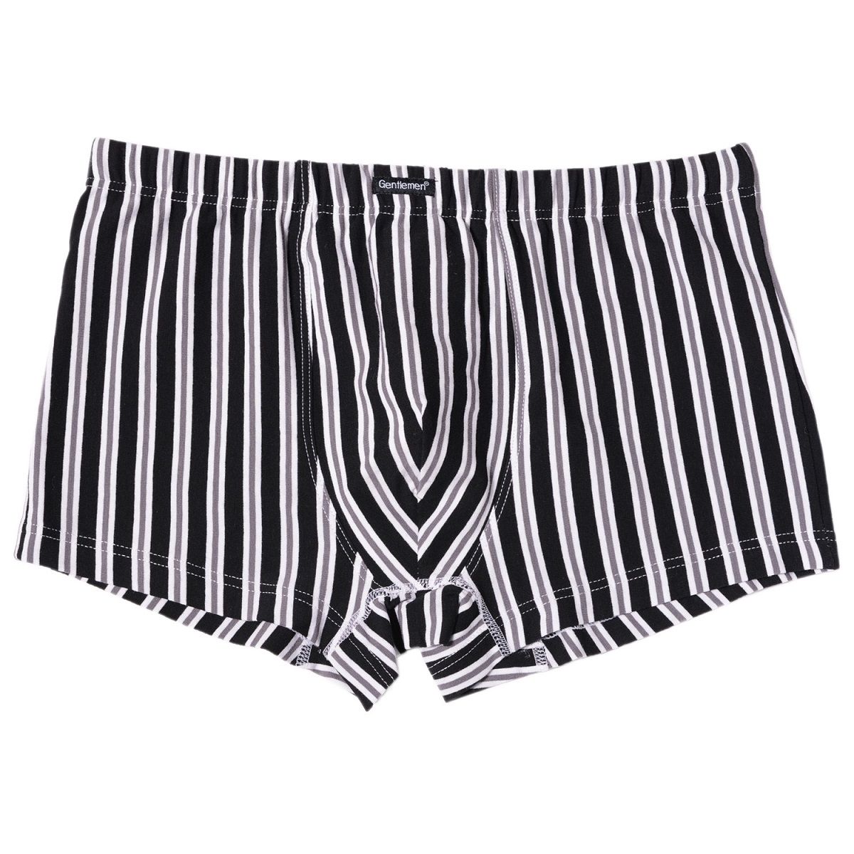 Черно-белые мужские трусы-боксеры 2