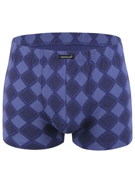 Мужские трусы-боксеры с ромбовидным принтом 2