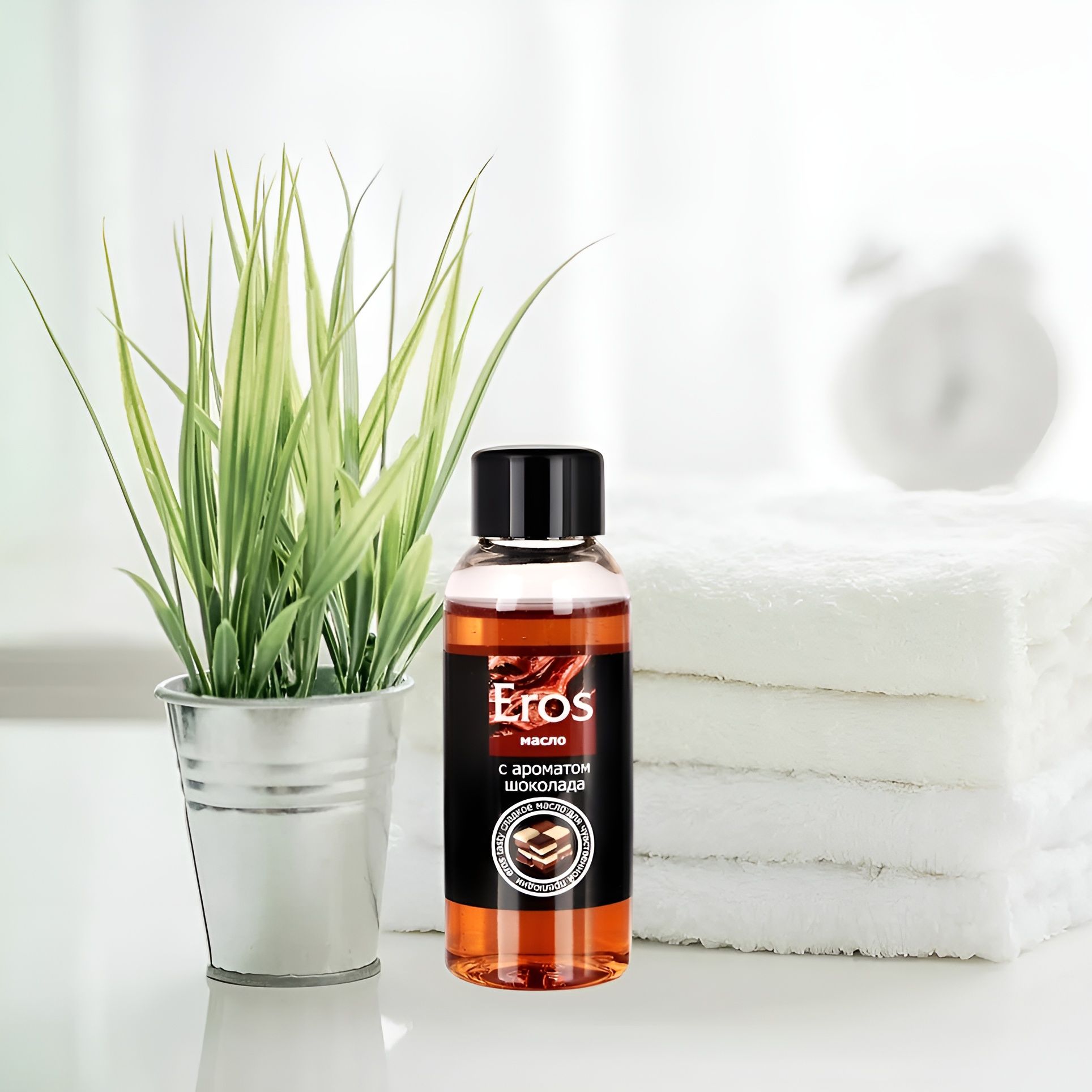 Масло массажное Eros Tasty с ароматом шоколада - 50 мл. 9
