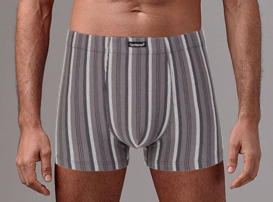 Мужские трусы-боксеры в контрастную полоску 2