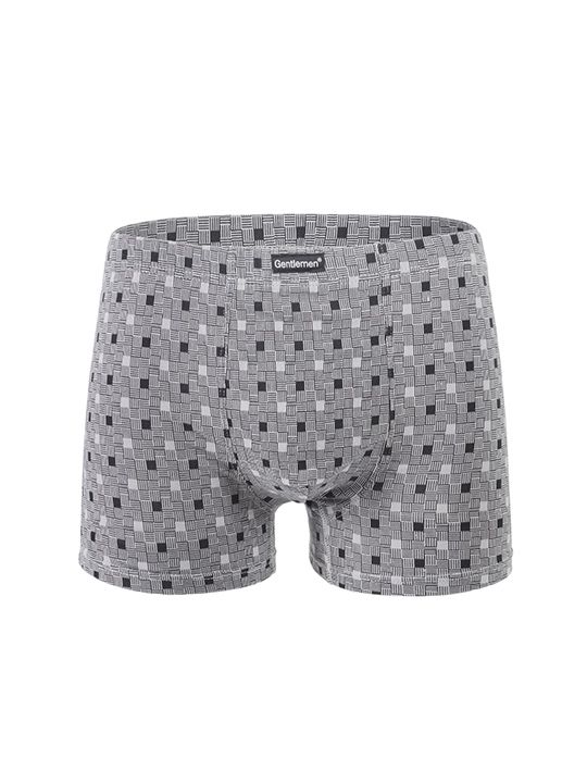 Мужские трусы-боксеры с принтом в виде плетения 2