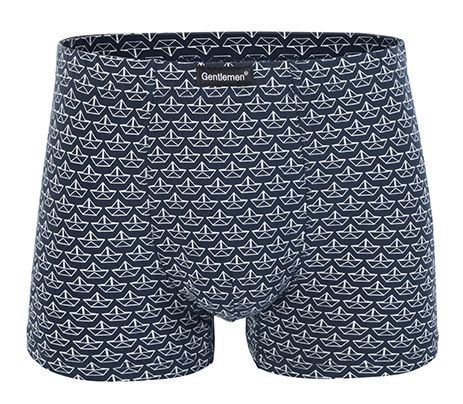 Классические трусы-боксеры с принтом в виде корабликов 1