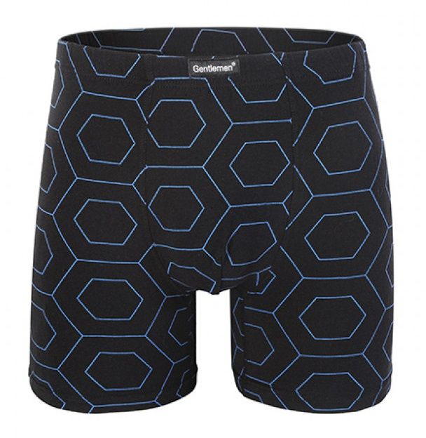 Удлиненные мужские трусы-боксеры из хлопкового материала 1