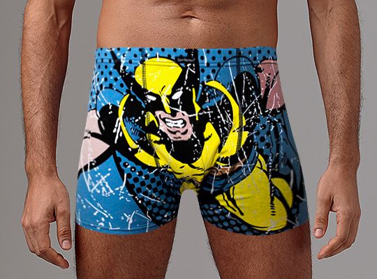 Мужские яркие боксеры с героем комиксов 1