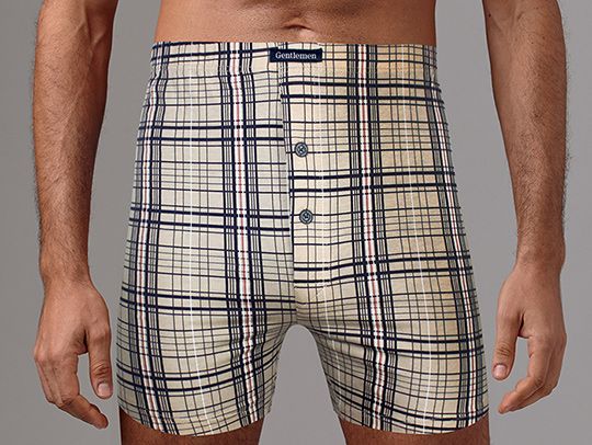 Мужские трусы-боксеры из чистого хлопка 1