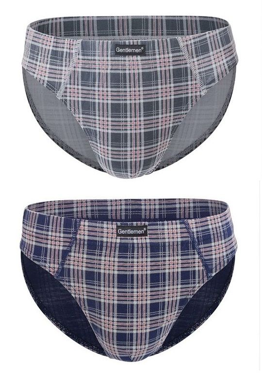 Набор из двух трусов-слипов в клетку 1