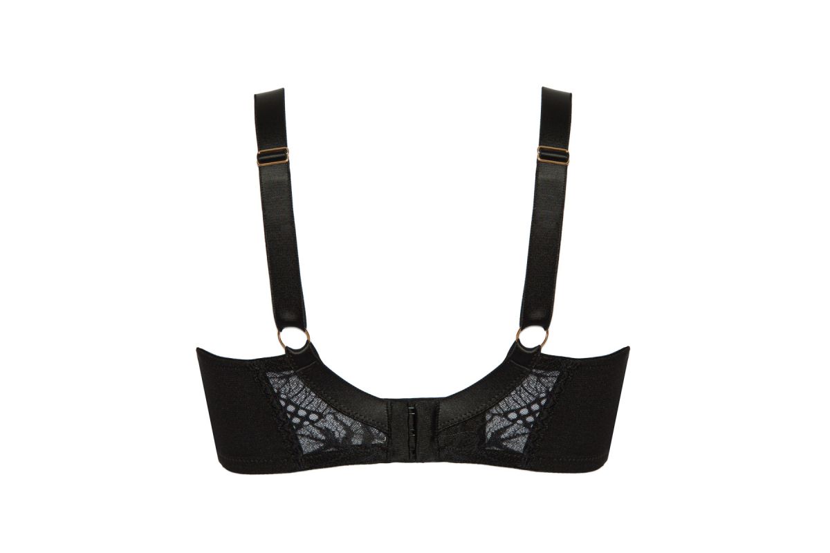 Черный бюстгальтер Beverly с мягкой чашкой на косточке 7