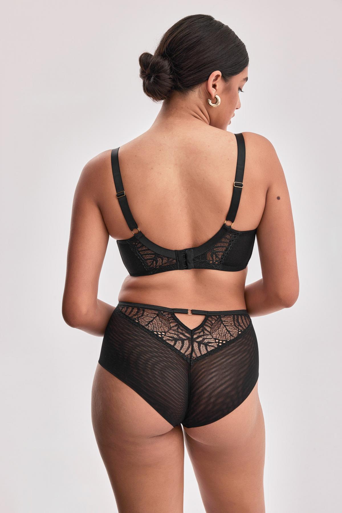 Черные трусики с высокой линией талии Beverly 3