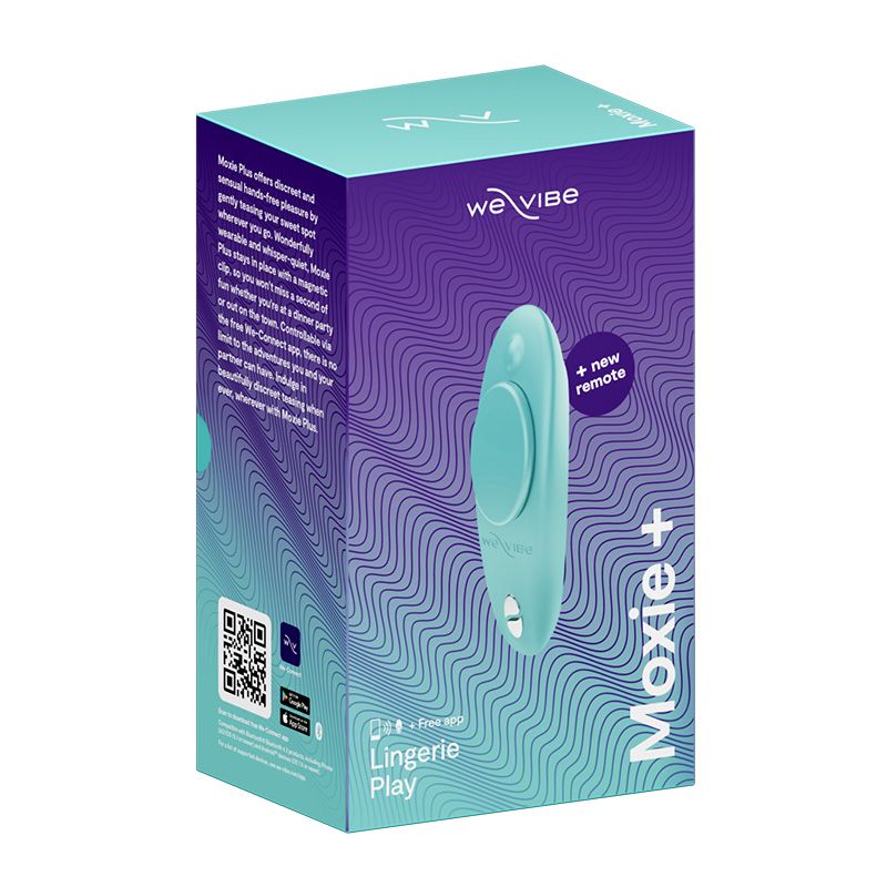 Аквамариновый вибратор в трусики We-Vibe Moxie+ 3