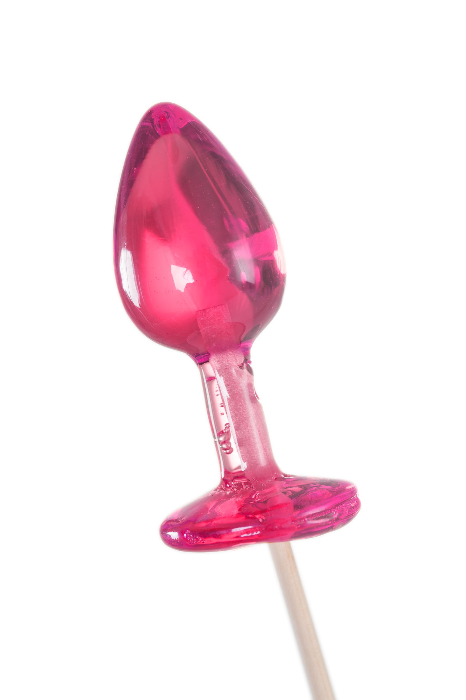 Розовый леденец  в форме анальной втулки со вкусом айриш крим - 29 гр. 1