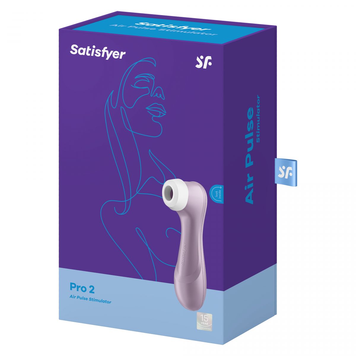 Сиреневый вакуум-волновой клиторальный стимулятор Satisfyer Pro 2 2