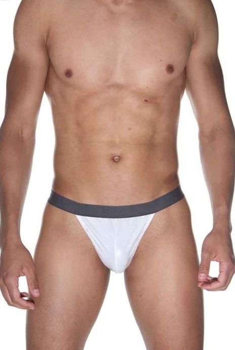 Стильные мужские трусы-тонги на широкой резинке 1