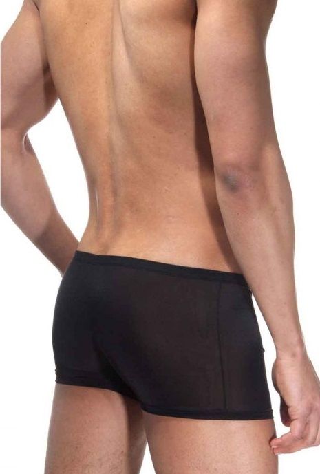 Черные низкие трусы-боксеры 2