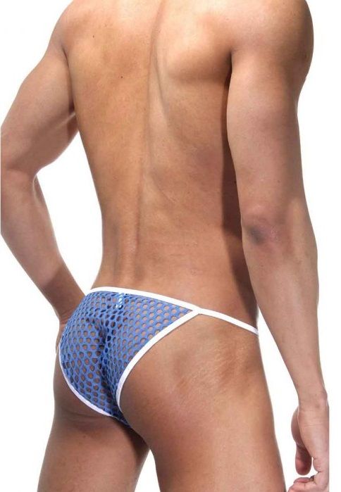 Оригинальные сетчатые трусы-танга 2