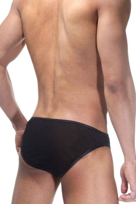 Низкие трусы-слипы из блестящей ткани 2