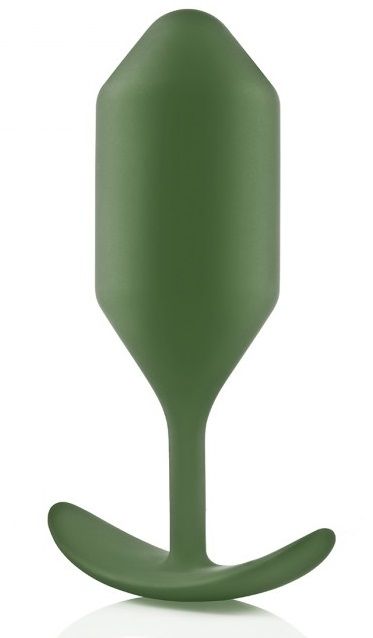 Пробка цвета хаки для ношения B-vibe Snug Plug 4 - 14 см. 1