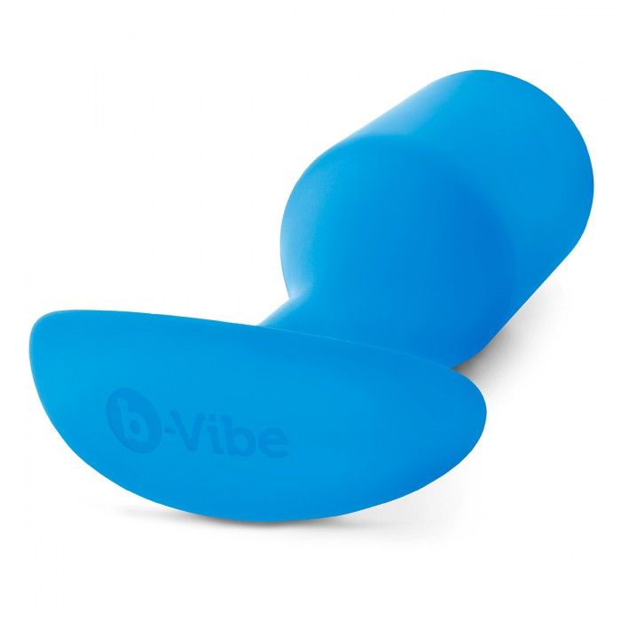 Синяя пробка для ношения B-vibe Snug Plug 5 - 14 см. 2