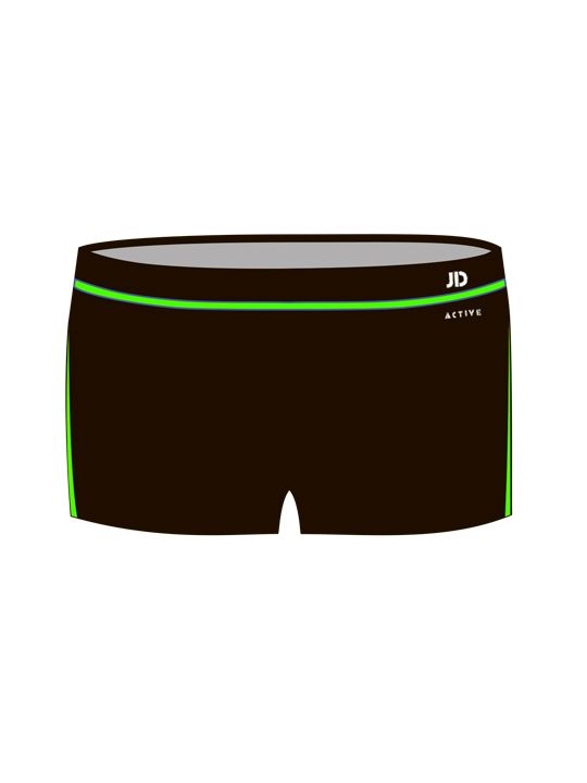 Мужские плавки-боксеры с контрастной полосой на поясе 2