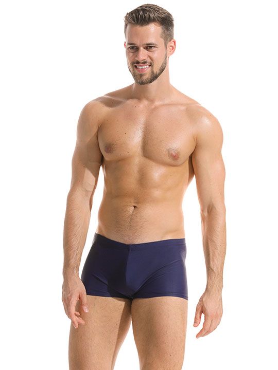 Однотонные мужские боксеры для плавания 3