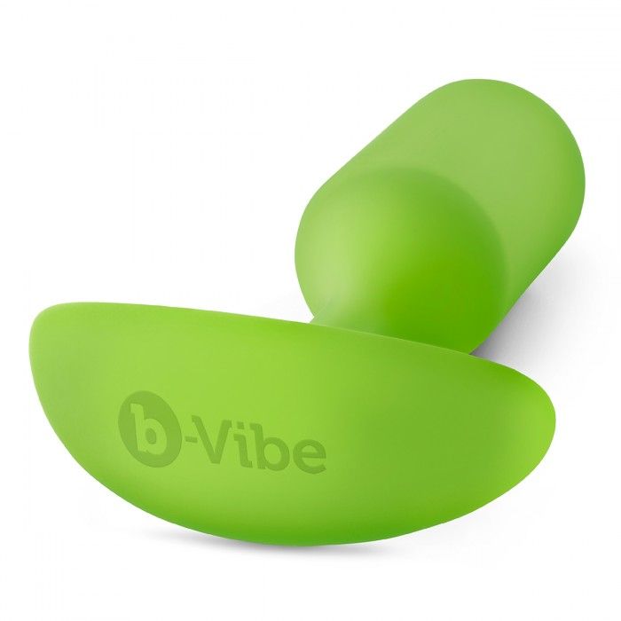 Лаймовая пробка для ношения B-vibe Snug Plug 3 - 12,7 см. 5