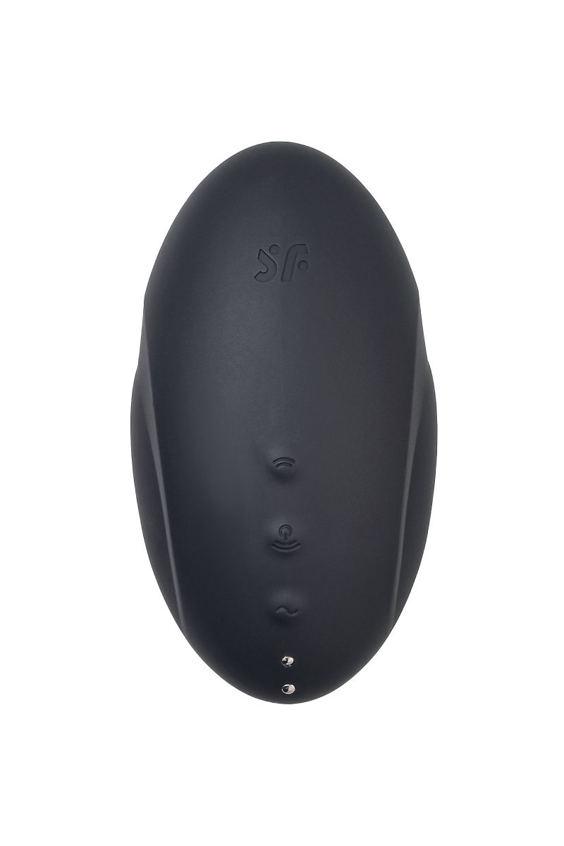 Черный вакуум-волновой стимулятор с вибрацией Vulva Lover 3 3