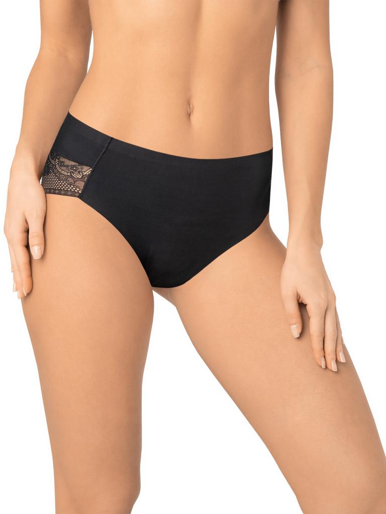 Трусики-макси с соблазнительными кружевными элементами 1