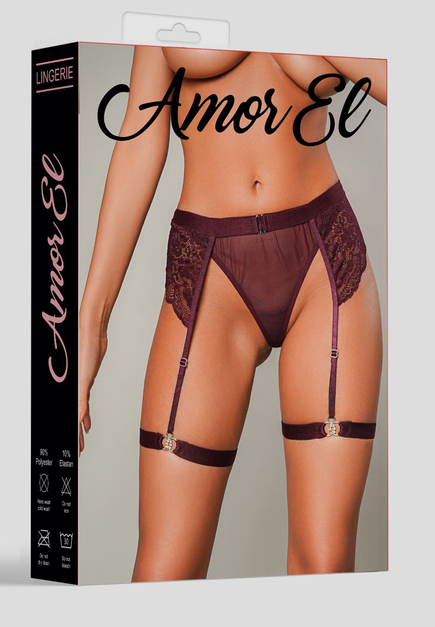 Женские трусики со съемными бусинами и поясом с гартерами 11