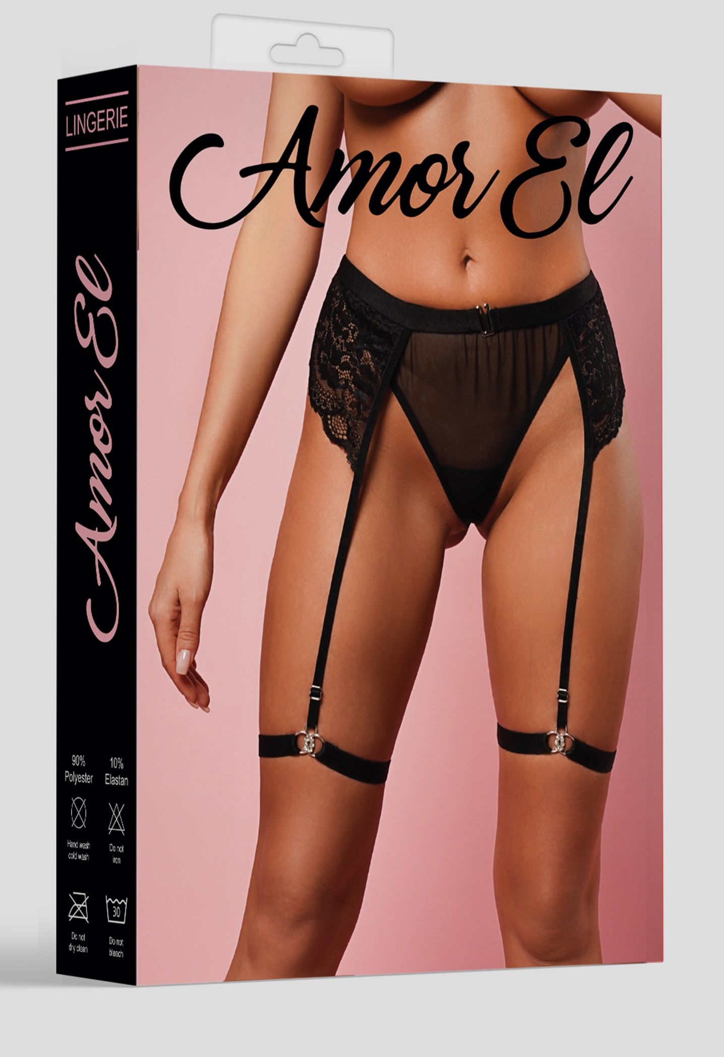 Женские трусики со съемными бусинами и поясом с гартерами 3