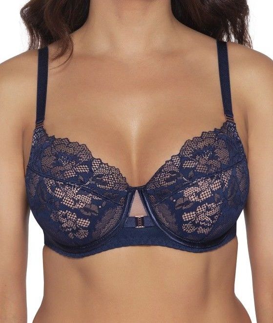 Стильный бюстгальтер на косточках с кружевом 7