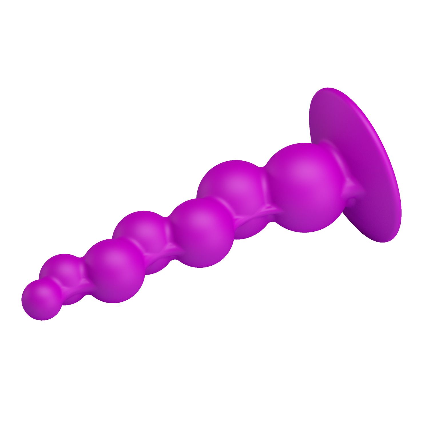 Лиловая анальная елочка Booty Passion с присоской - 15 см. 5