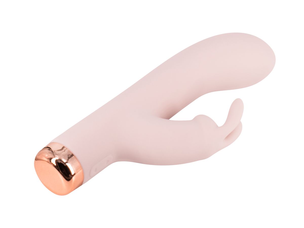 Телесный силиконовый вибратор-кролик - 16,5 см. 4