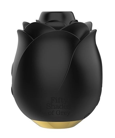 Черный клиторальный стимулятор Black Rose Silicone Clitoral Suction 1