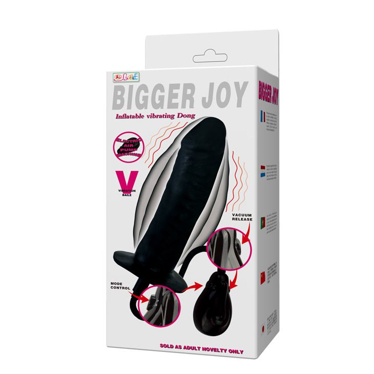 Расширяющийся вибратор Bigger Joy - 15,5 см. 7