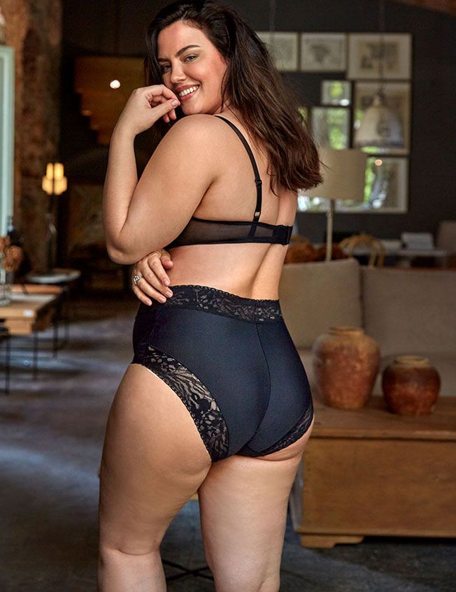 Трусики-слипы с высокой линией талии Soft lace 5