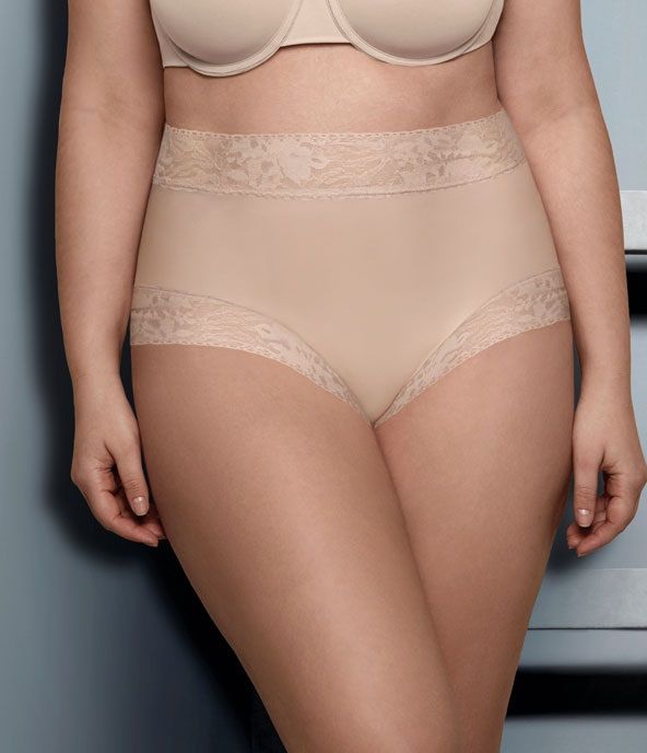 Трусики-слипы с высокой линией талии Soft lace 1