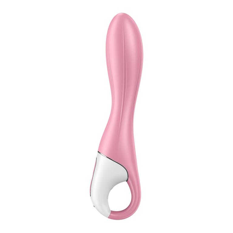 Розовый вибромассажер с функцией расширения Air Pump Vibrator 2 - 20,9 см. 4