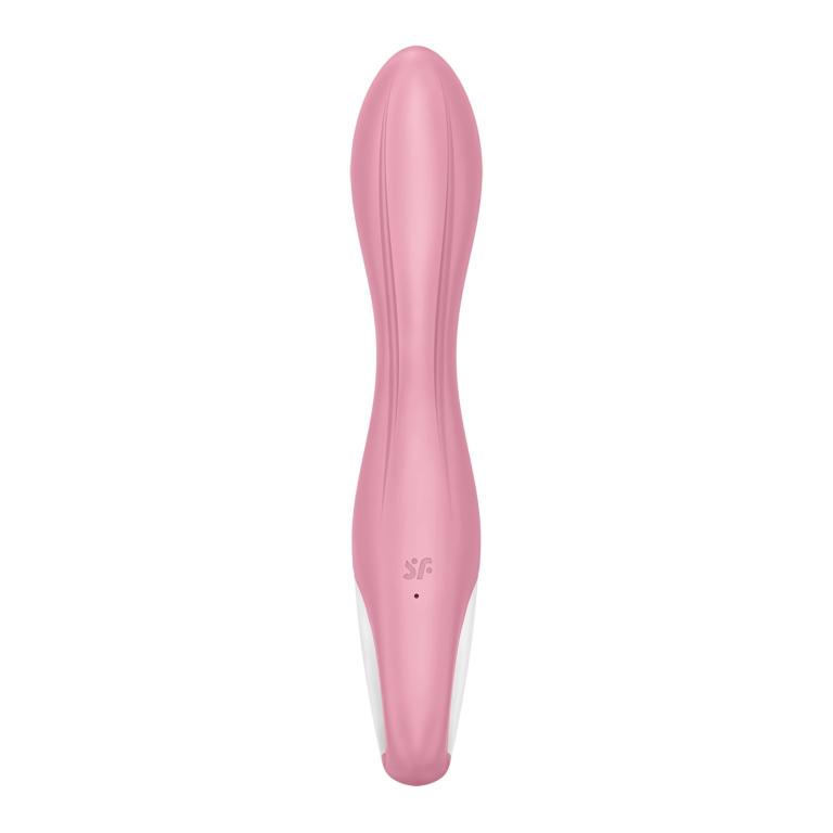 Розовый вибромассажер с функцией расширения Air Pump Vibrator 2 - 20,9 см. 5