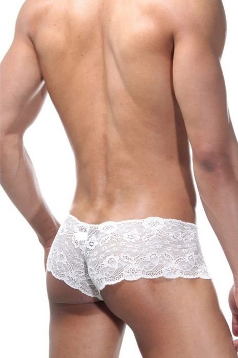 Кружевные трусы-хипсы с плотной вставкой 2