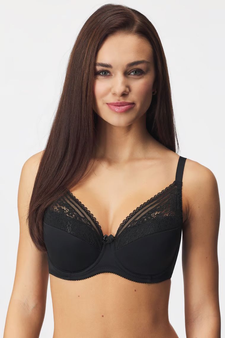 Бюстгальтер Compliment из эластичной микрофибры и кружева
