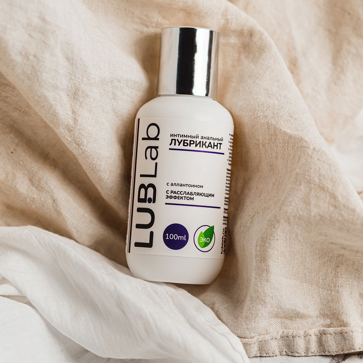 Расслабляющий анальный лубрикант на водной основе с аллантоином LUBLab - 100 мл. 4
