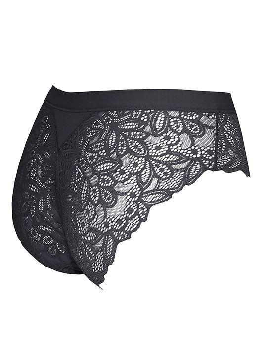 Трусики-слипы с кружевом Belle-Cotton 4