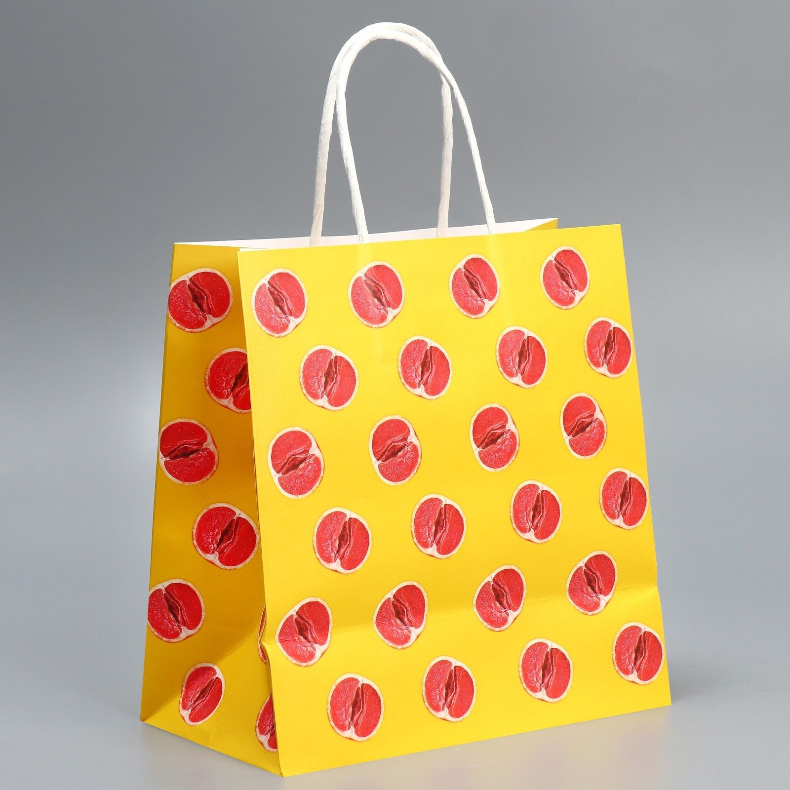 Подарочный крафтовый пакет «Сладость» - 22×22×11 см. 3