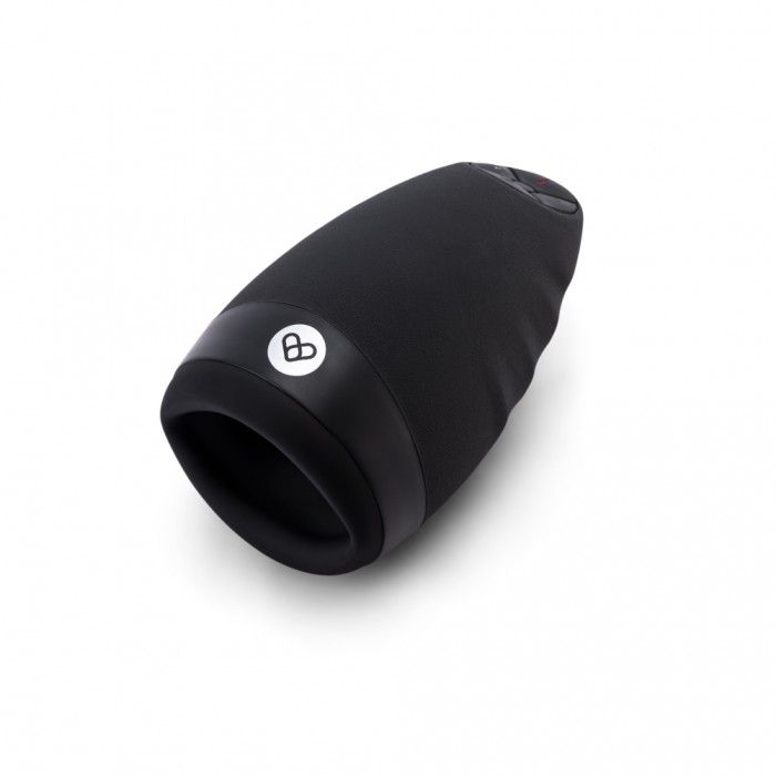 Черный вибромастурбатор для мужчин с подогревом 4