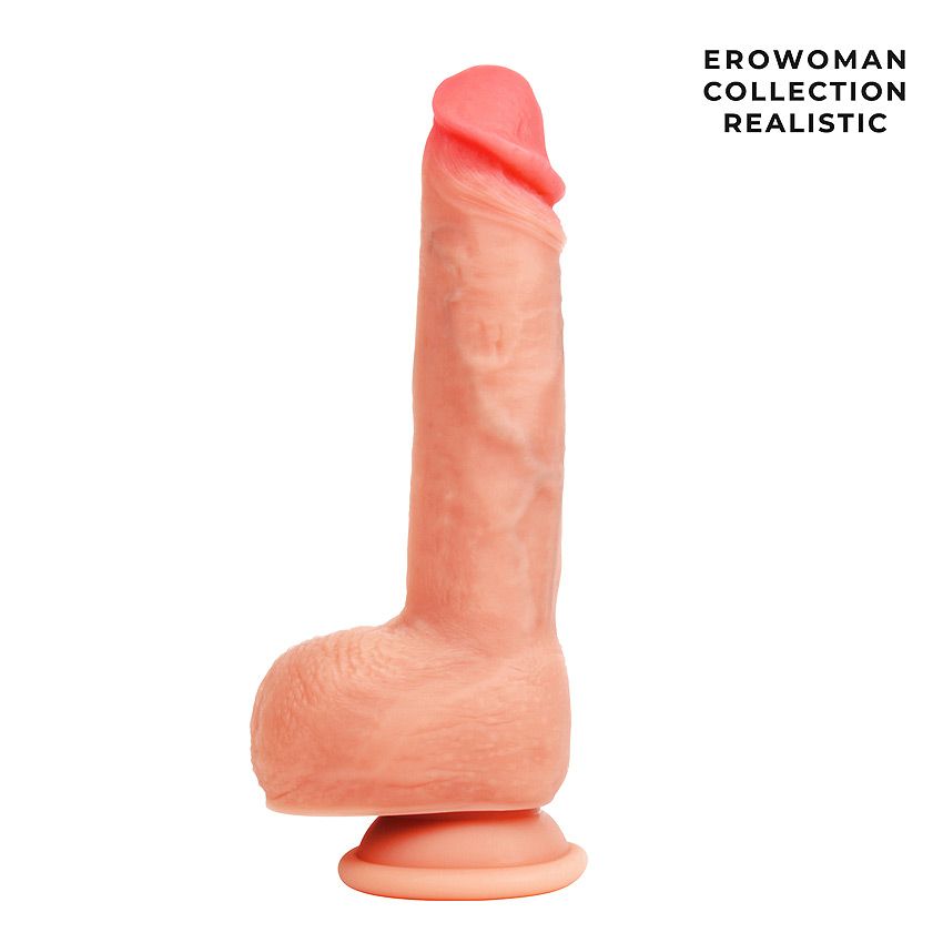 Телесный фаллоимитатор на присоске "Дерзкий" 1